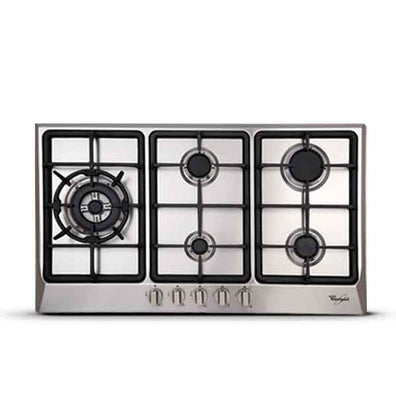 Whirlpool 5 Burner Stainless Steel Cooktop (AKC950/IX)